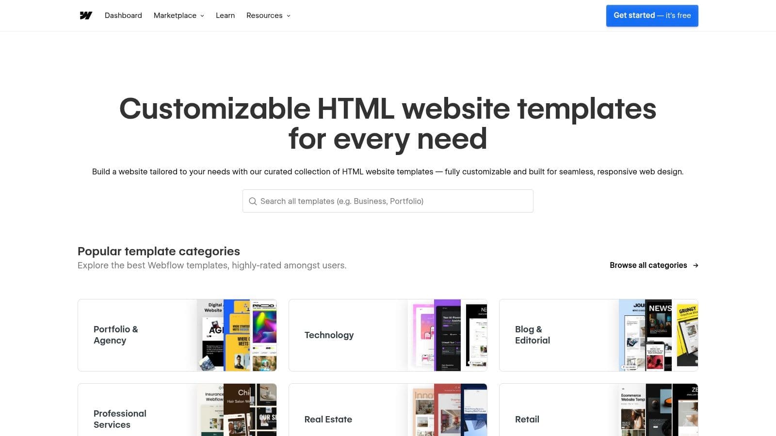 Webflow Templates