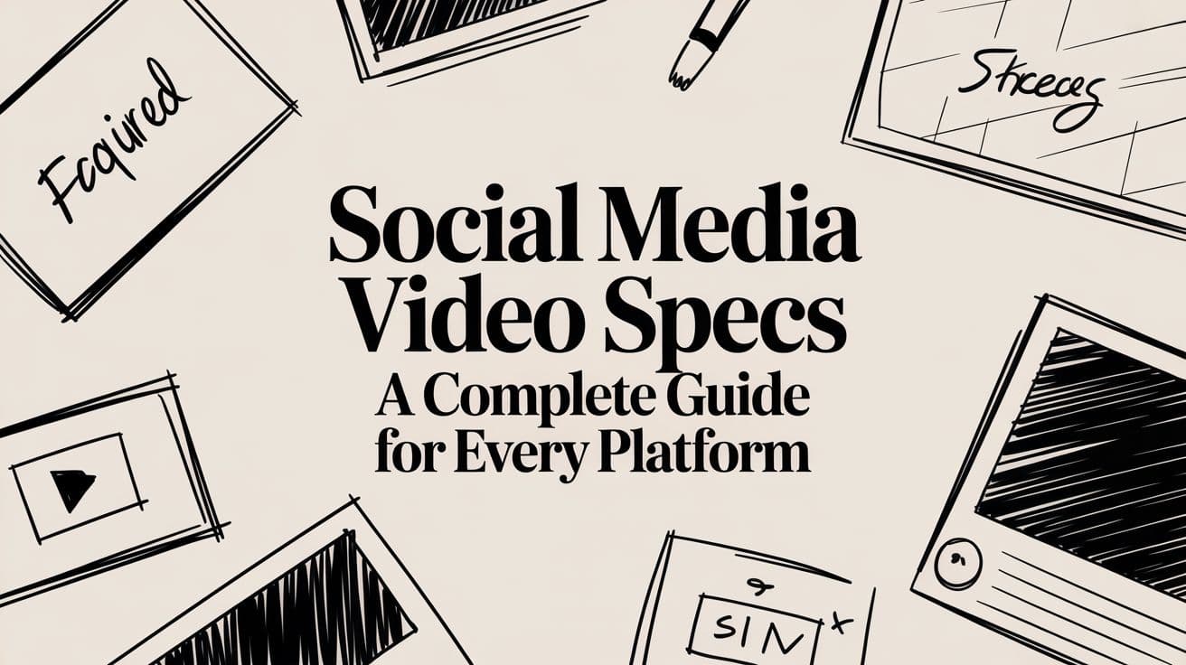 Social Media Video Specs A Complete Guide for Every Platform