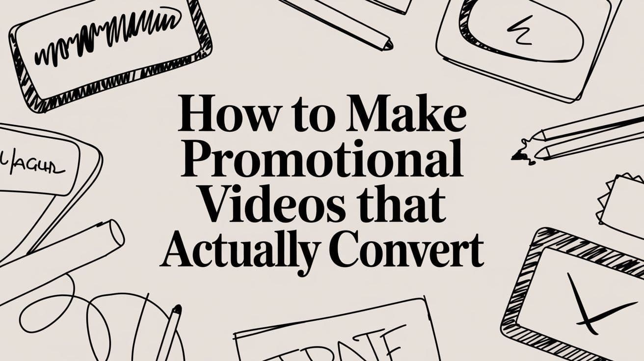 How to Make Promotional Videos That Actually Convert