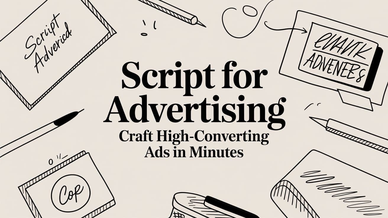 Script for Advertising: Craft High-Converting Ads in Minutes