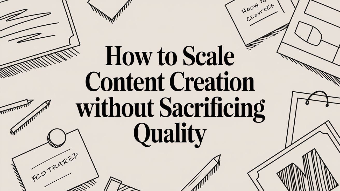 How to Scale Content Creation Without Sacrificing Quality