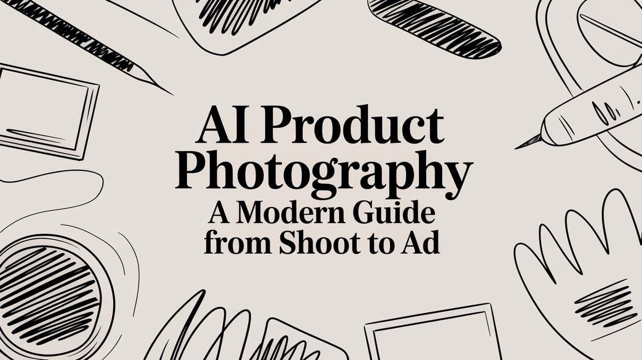 AI Product Photography A Modern Guide from Shoot to Ad