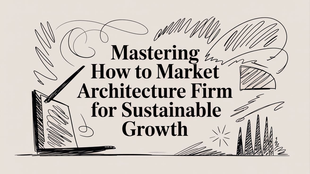 Mastering how to market architecture firm for sustainable growth