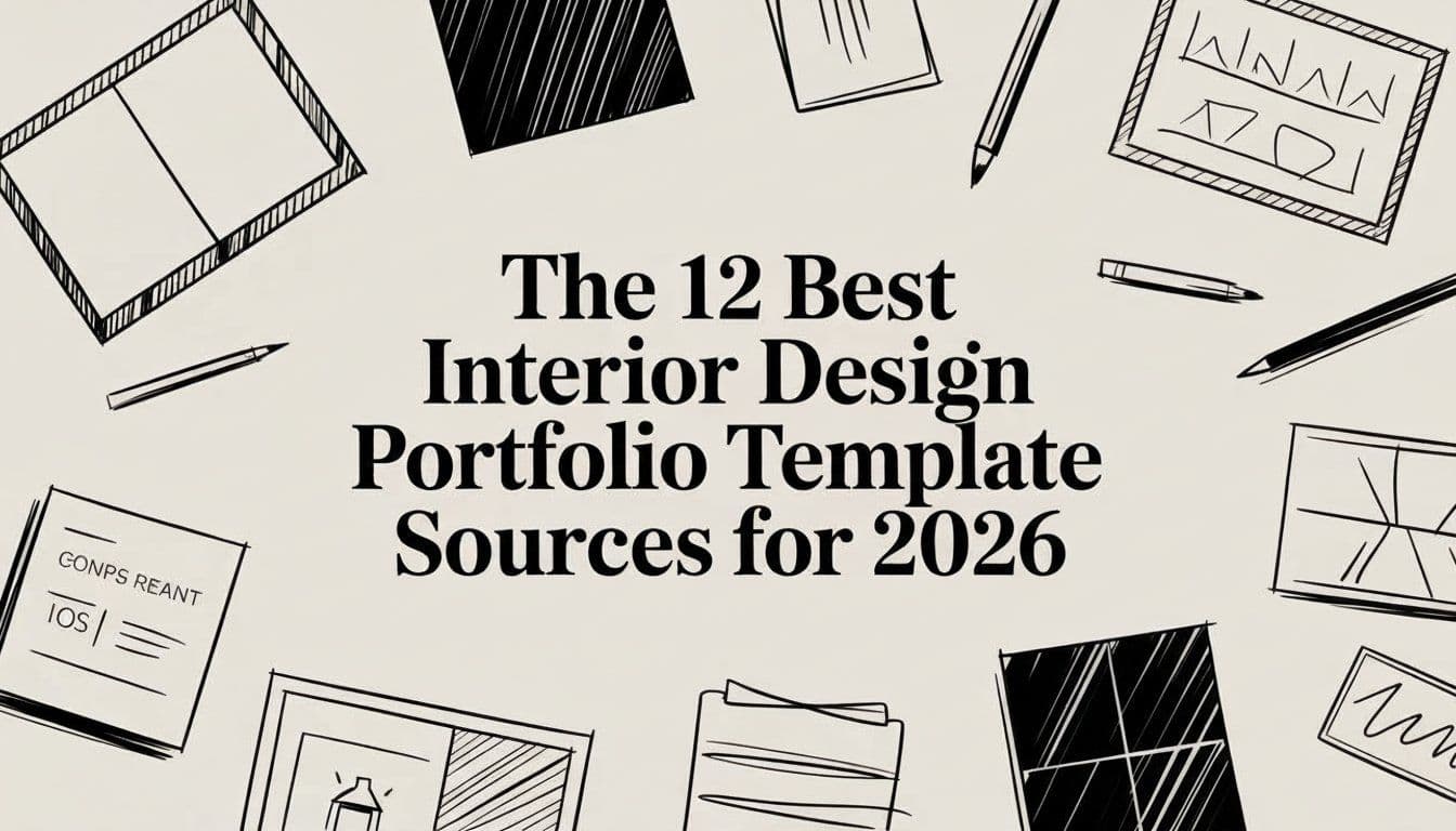 The 12 Best Interior Design Portfolio Template Sources for 2026