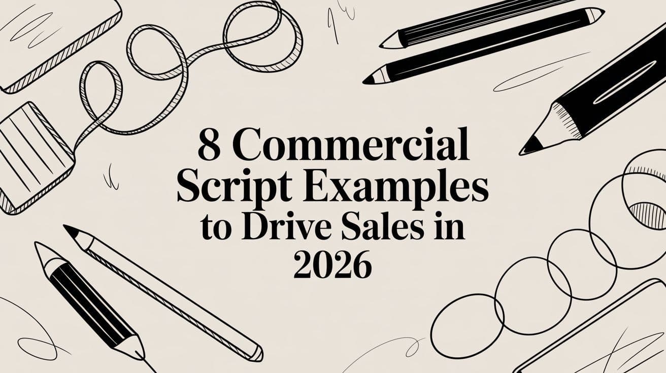 8 Commercial Script Examples to Drive Sales in 2026