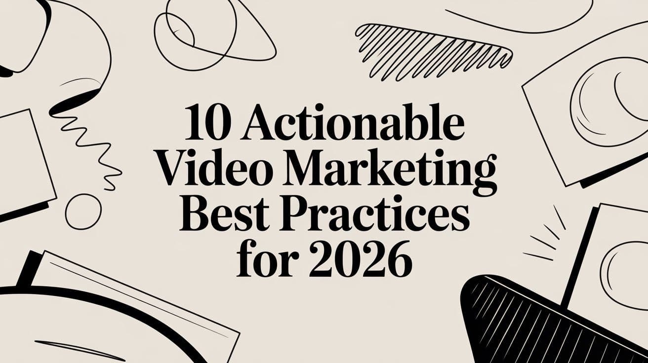 10 Actionable Video Marketing Best Practices for 2026