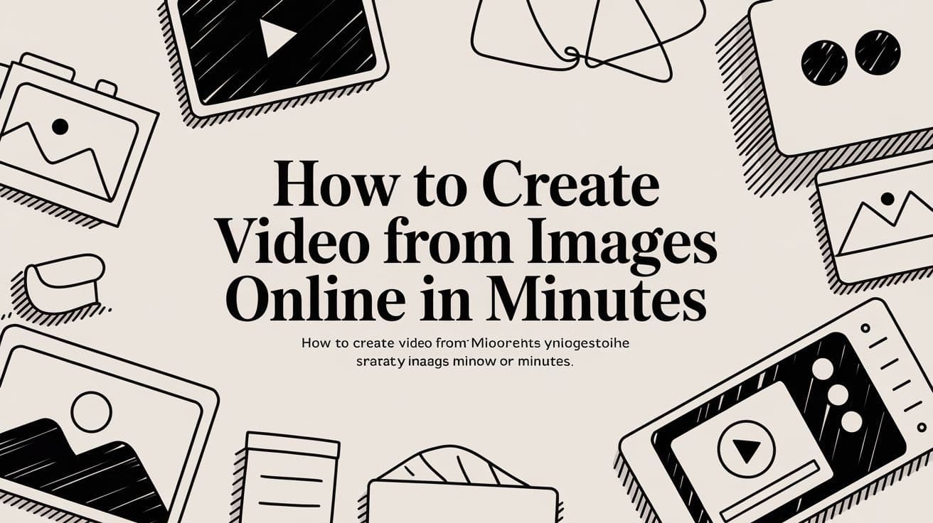 How to Create Video From Images Online in Minutes