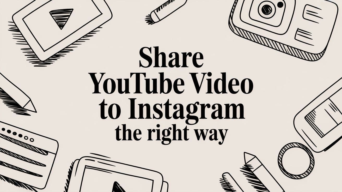 Share YouTube Video To Instagram The Right Way