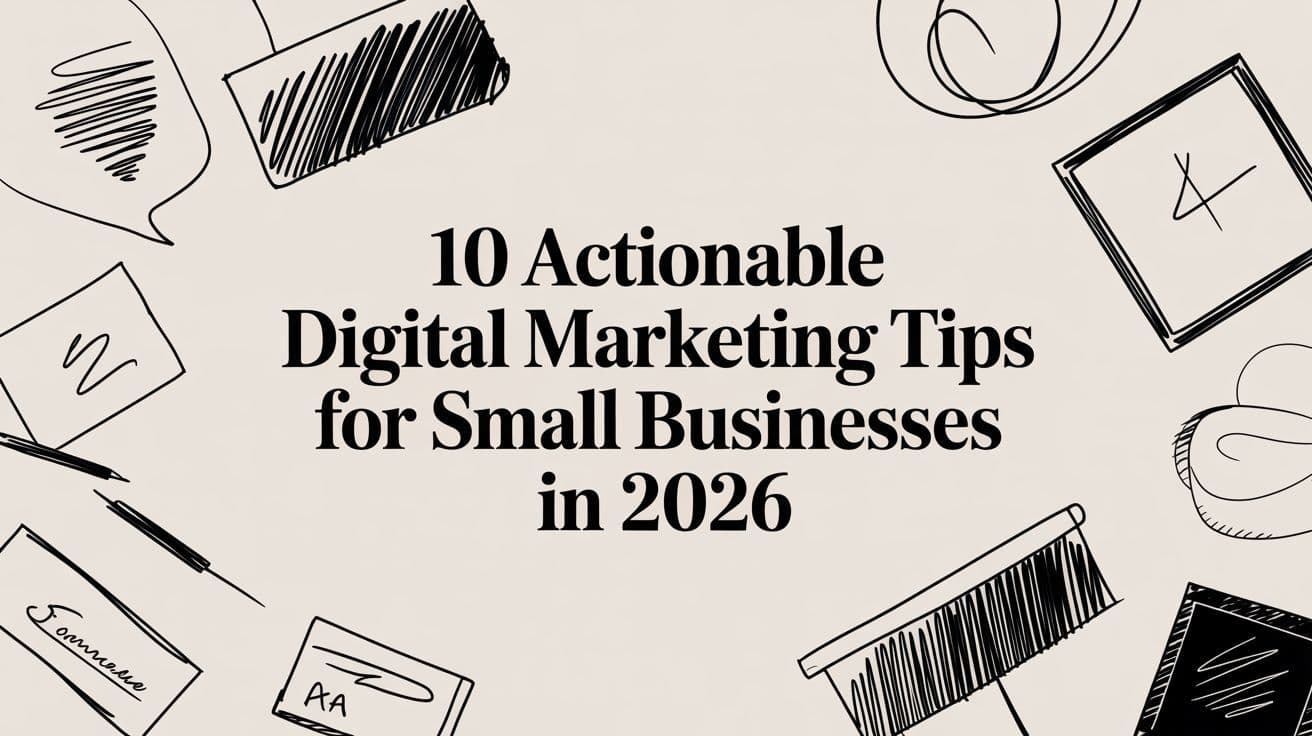 10 Actionable Digital Marketing Tips for Small Businesses in 2026