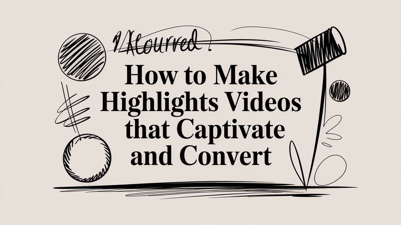 How to Make Highlights Videos That Captivate and Convert