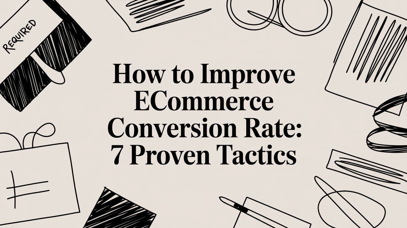 How to Improve Ecommerce Conversion Rate: 7 Proven Tactics