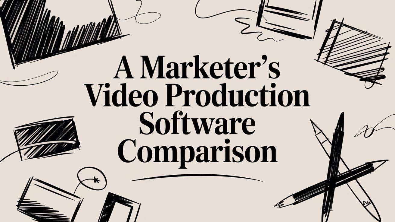 A Marketer's Video Production Software Comparison