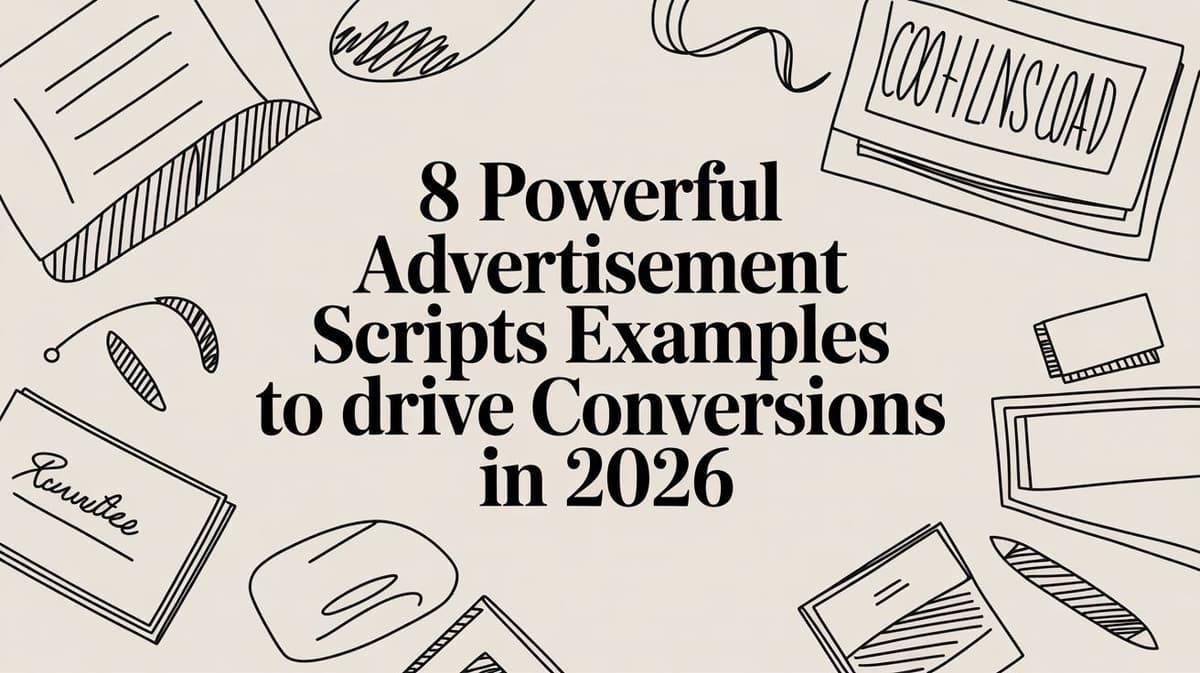 8 Powerful Advertisement Scripts Examples to Drive Conversions in 2026 ...
