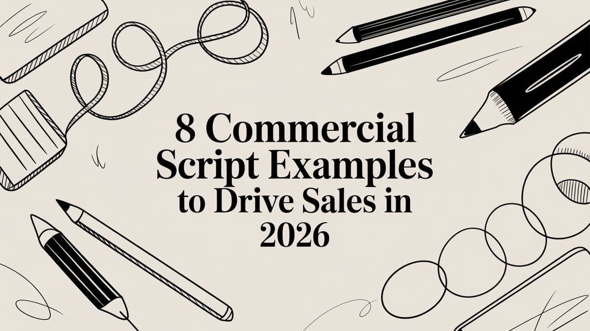 8 Commercial Script Examples to Drive Sales in 2026 | Proom