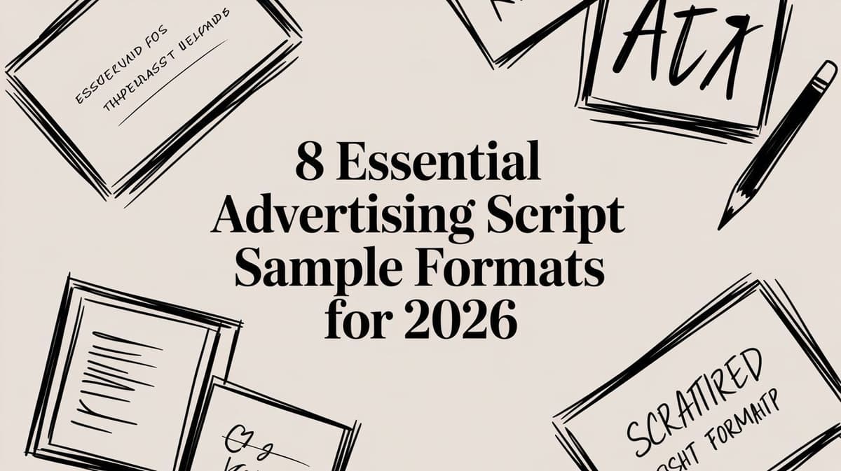2026 Advertising Script Samples: 8 Essential Formats | Proom
